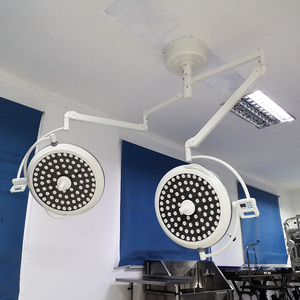 Động vật y tế đôi đầu bác sĩ thú y hoạt động phòng chiếu sáng Trần shadowless LED Đèn phẫu thuật thú y đèn - Product Image 1