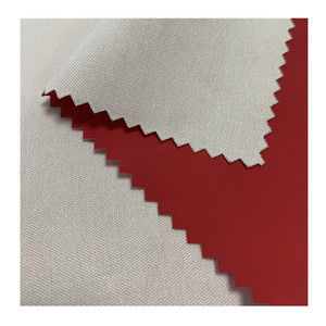 100% Polyester 75D 190gsm Trọng Lượng PU Tráng 3000Mm Áo Mưa Không Thấm Nước Vải Cho Outwear Quần Áo Áo Mưa 200gsm Vải - Product Image 2