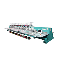 Machine à broder par ordinateur haute vitesse LX-SHEENY STAR 12 têtes 9 aiguilles état neuf avec moteur central et composants de moteur