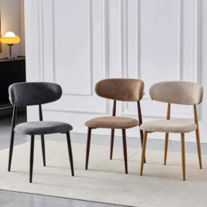 <span class=keywords><strong>Chaise</strong></span> <span class=keywords><strong>de</strong></span> salle à manger OKAY, best-seller, simple, <span class=keywords><strong>ergonomique</strong></span>, style mid-century, minimaliste, tissu respirant, chaises <span class=keywords><strong>de</strong></span> salle à manger en tissu - Product Image 1