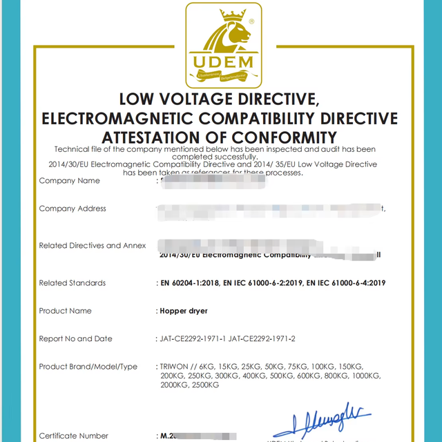CE Certificate