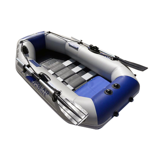 B175 Ensemble de bateaux pneumatiques de pêche à rames solaires marins en PVC de 0,7 mm, kayak <span class=keywords><strong>pour</strong></span> une personne, canoë, annexe avec <span class=keywords><strong>moteur</strong></span> à propulsion et <span class=keywords><strong>support</strong></span> - Product Image 3