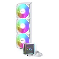 Refroidisseur d'eau ARGB COOLLEO ICE Mirror 360 WH 300W TDP avec roulement fluide, garantie 3 ans, pour Intel LGA1700/1851 pour boîtier d'ordinateur