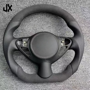 Volant de voiture pour <span class=keywords><strong>Infiniti</strong></span> G35 Fx35 Qx70 Qx60 pour <span class=keywords><strong>Nissan</strong></span> Sylphy 370z 350z f Sports Leather Carbon Fiber Steering Wheel - Product Image 3