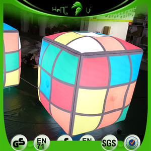 Globo Inflable LED con Forma <span class=keywords><strong>de</strong></span> Cubo Mágico, Modelo Personalizado, Cubo <span class=keywords><strong>de</strong></span> Rubik Iluminado Inflable, Cubo Inflable Colgante para Decoración <span class=keywords><strong>de</strong></span> Eventos - Product Image 5