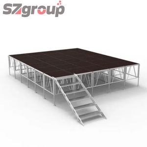 समायोज्य ऊंचाई एल्यूमीनियम मिश्र धातु संगीत कार्यक्रम चरण उच्च गुणवत्ता वाले ट्यूव प्रमाणित प्रतिस्पर्धी मूल्य चीनी निर्माण प्रत्यक्ष - Product Image 3