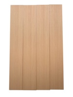 Plancher composite WPC moderne EcoHome, antidérapant, imperméable, surface brossée co-extrudée, épaisseur 0,6 mm, double face, pour jardin et parc