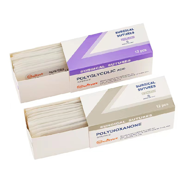 YSH Factory Direct Delivery Veterinary Consumables Wholesale PGA PDO Suture Purchase and Get a Free Gift Pet Surgery Suture