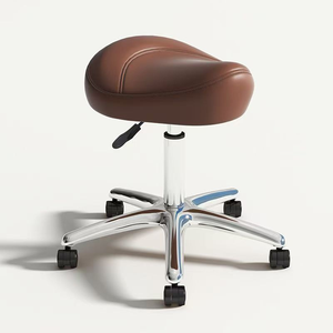 Chaise de beauté pour salon de coiffure, chaise de coiffeur avec poulie rotative et réglable en hauteur, chaise de coiffage. - Product Image 2
