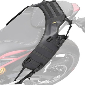 Motorcycle Mount Base Fuel Tank Mounting System Rear Storage DIY Upgrade Black With Waterproof Bumper Bags - Product Image 2