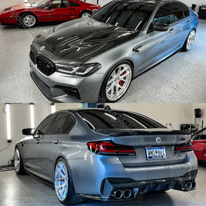 For M5 Series F90 True Carbon Spoiler Front Lip Rear Diffuser Front Grille Side Skirts Reversing Mirror Retrofit Upgrade Kit - Product Image 5