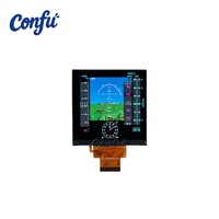 Écran tactile capacitif carré de 4 pouces IPS 720*720 1*1 TP avec affichage MIPI CONFU pour Raspberry Pi, simulateur de vol, compteur
