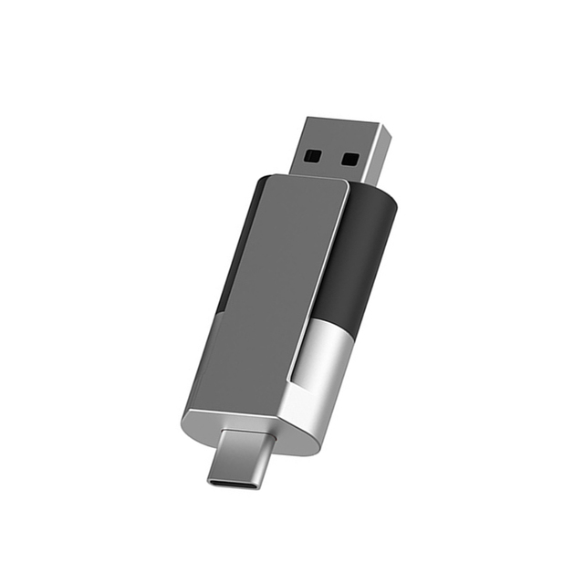 2 in 1 64GB OTG Type C USB 2.0 Flash Drive Mini External Memory Stick for SmartPhone