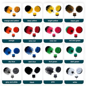 LIJIE vendita diretta 6 pezzi elettrico per trapano spazzola Set grande sconto spazzole per <span class=keywords><strong>autolavaggio</strong></span> prodotto da esperti di pulizia auto - Product Image 2