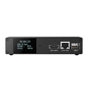 Codificador HD 4K H265 H264 MJPEG <span class=keywords><strong>AAC</strong></span>, Transmisión en Vivo SRT RTMP, Transmisión Push para IP UDP RTP, para Equipos de Hotel, Modelo ENCSH Metálico - Product Image 1