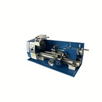 Tour CNC manuel compact en acier inoxydable pour usinage de précision – Mini-machine mécanique économique