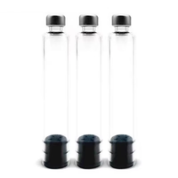 Flacon en verre borosilicate moyen de 3 ml pour injection avec bouchon en caoutchouc et fonction de stérilisation par sérigraphie, utilisation en laboratoire