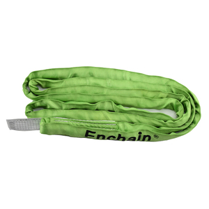Élingue tubulaire molle de levage de polyester vert de la capacité 6000lbs d'écharpe pour la manipulation matérielle - Product Image 3