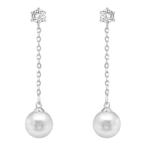 Orecchini Pendenti Geometrici con Perle Finte per Donne, Gioielli alla Moda per Uso Quotidiano e Feste - Product Image 5