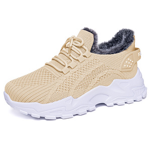 <span class=keywords><strong>Scarpe</strong></span> Casual <span class=keywords><strong>da</strong></span> <span class=keywords><strong>Donna</strong></span> - Nuovo Stile Invernale <span class=keywords><strong>con</strong></span> Fodera in Cotone, <span class=keywords><strong>Suola</strong></span> Spessa, Tomaia Robusta, Design Corto Semplice, Versione Tinta Unita - Product Image 5