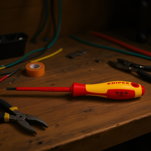 Destornillador plano Knipex 98 20 35 para electricistas - Product Image 3