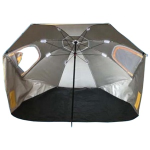 Tienda de campaña de playa emergente, toldo de sombra portátil, parasol plegable, refugio de fácil instalación, sombrilla de playa con 2 ventanas de ventilación - Product Image 1