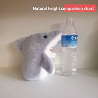 Marionnette à main Little Shark transfrontalière, jouet en peluche à bouche mobile, cadeau interactif pour farces