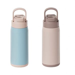 Customized Company Gift Cup - Portable Double-layer Stainless Steel Outdoor Sports Water <b>Bottle</b> - Product Image 2