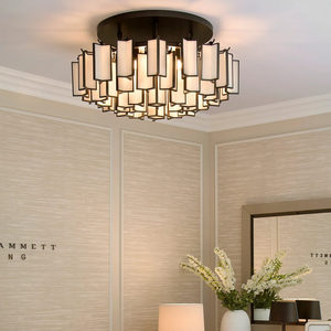 Lámpara de Araña LED de Alabastro y Bronce de Lujo, Redonda, Grande, de Alta Gama, para Vestíbulo de <span class=keywords><strong>Hotel</strong></span>, Villa o Banquete, Estilo Español - Product Image 5