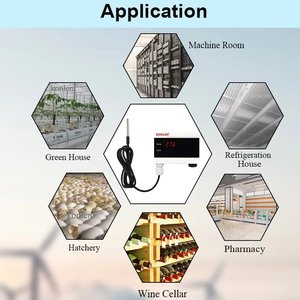 Tuya Wifi Cảm Biến Nhiệt Độ Nhiệt Kế Detector Cuộc Sống Thông Minh Ứng Dụng Cảnh Báo Màn Hình Từ Xa Tủ Đông Nhà Nhiệt Điều Khiển Báo Động - Product Image 4