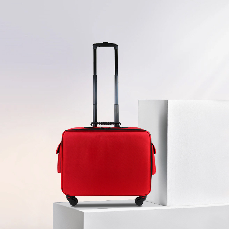 Estilo Oxford, tipo trolley rojo.