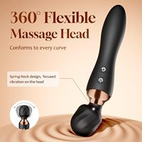 Vibromasseur double tête USB rechargeable pour adulte, 24 modes de vibration, point G, AV, outil de masturbation chauffant, clitoridien, pour couple, S&M et solo