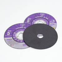 Disque à lamelles en céramique de qualité industrielle, haute dureté, pour meuleuse d'angle, outil abrasif, disque de coupe pour métal, diamètre 125 mm, épaisseur 1 mm