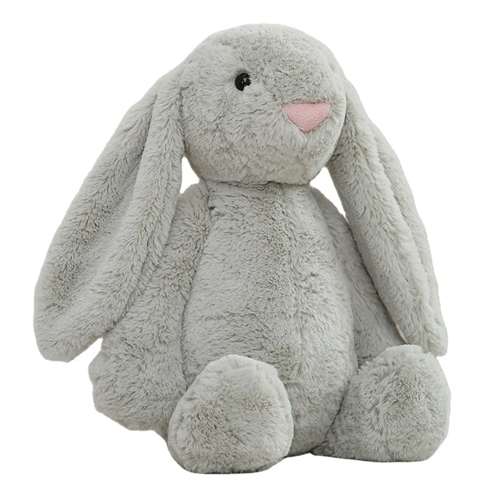 Conejo de peluche lavable de 35 cm, juguete de conejitos de Pascua con camiseta extraíble para sublimación, almacén de EE. UU.