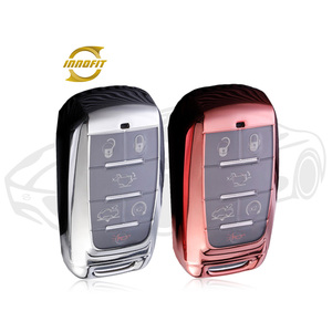 Innofit JEE1 Housse de protection de clé de voiture d'usine TPU Bouton transparent pour Jeep Dodge Ram 1500 2500 <span class=keywords><strong>3000</strong></span> Universal - Product Image 1