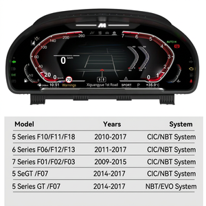 Nuevo Panel de Instrumentos Digital Virtual de 12.3 Pulgadas con Sistema Dual Linux para Serie 5 F10 F18 X5 F15 X6 F16 2011-2017 - Product Image 5