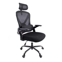 Chaises de bureau ergonomiques exécutives contemporaines avec design de soutien à hauteur réglable