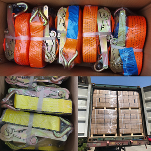 <span class=keywords><strong>Sangle</strong></span> à <span class=keywords><strong>cliquet</strong></span> standard robuste de 50 mm 5T de la marque DHR, 9 m, certifiée CE, en polyester, pour le chargement de marchandises, norme WSTDA-T-1, Swan - Product Image 4