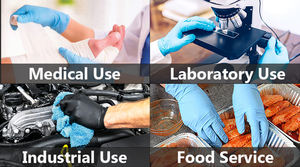 Pidegree Nitril Einweg Pulver freie Handschuhe Farbige Großhandel Nitril Pulver freie Handschuhe Hergestellt in Malaysia zur Untersuchung - Product Image 5