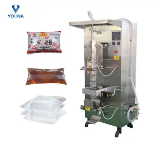 high effciency automatic plastic bag liquid filling sealing machine with PE film bag for large production