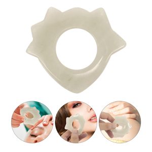 Herramienta de masaje con forma de anillo Jade Guasha Esculpir la cara Cuerpo Pierna Cuidado DE LA PIEL Raspado Tabla de masaje - Product Image 2