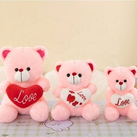 Vente en gros usine : Ours en peluche doux pour la Saint-Valentin, jouets en peluche ours en peluche