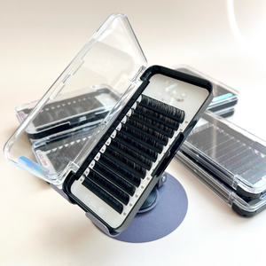 High Quality Matte Black Lash <strong>Extension</strong> Trays Soft Full Fluffy <strong>Eyelash</strong> <strong>Extensions</strong> Easy to Work with - Product Image 1