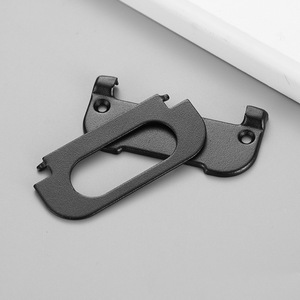 Tiradores de cajón ocultos de acero inoxidable, diseño minimalista rectangular, fácil instalación para muebles con cajones - Product Image 2