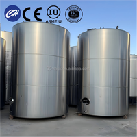 Tanque de Envejecimiento de Leche Cruda Sanitario de Acero Inoxidable de 3000L con Agitador, Venta Directa de Fábrica