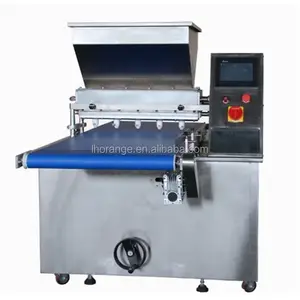 Máquina de injeção de bolo, mais popular mini máquina de enchimento de bolo banana linha de produção de biscoitos
