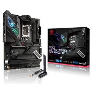 ASUS ROG <span class=keywords><strong>STRIX</strong></span> <span class=keywords><strong>Z690</strong></span>-F <span class=keywords><strong>GAMING</strong></span> WIFI Carte Mère Supporte Les Processeurs Intel Socket LGA1700 pour 12th Gen Intel Core/ Pentium Or/Celeron CPU - Product Image 1