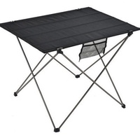 Meubles d'extérieur, table pliante portable en alliage d'aluminium ultra-léger, pique-nique, camping, barbecue, forme carrée, grande taille, exquise