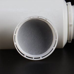 Tapón de rosca blanco opaco HDPE plástico boca ancha medicina cápsulas contenedor 20cc - 200cc botella de píldora con tapa de rosca a prueba de manipulaciones - Product Image 6