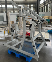 Máquina Comercial Iso Lateral para Polea Superior y Remo Inferior, Ajustable a Múltiples Ángulos, para Entrenamiento de Fuerza en Gimnasio, de Acero de Alta Resistencia, Directo de Fábrica